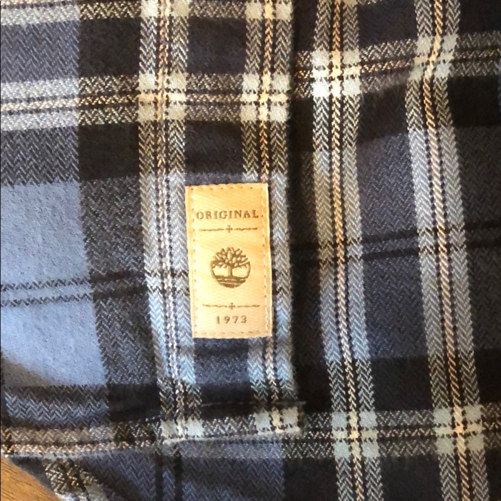 Timberland plaid flannel - Picture 4 of 5
